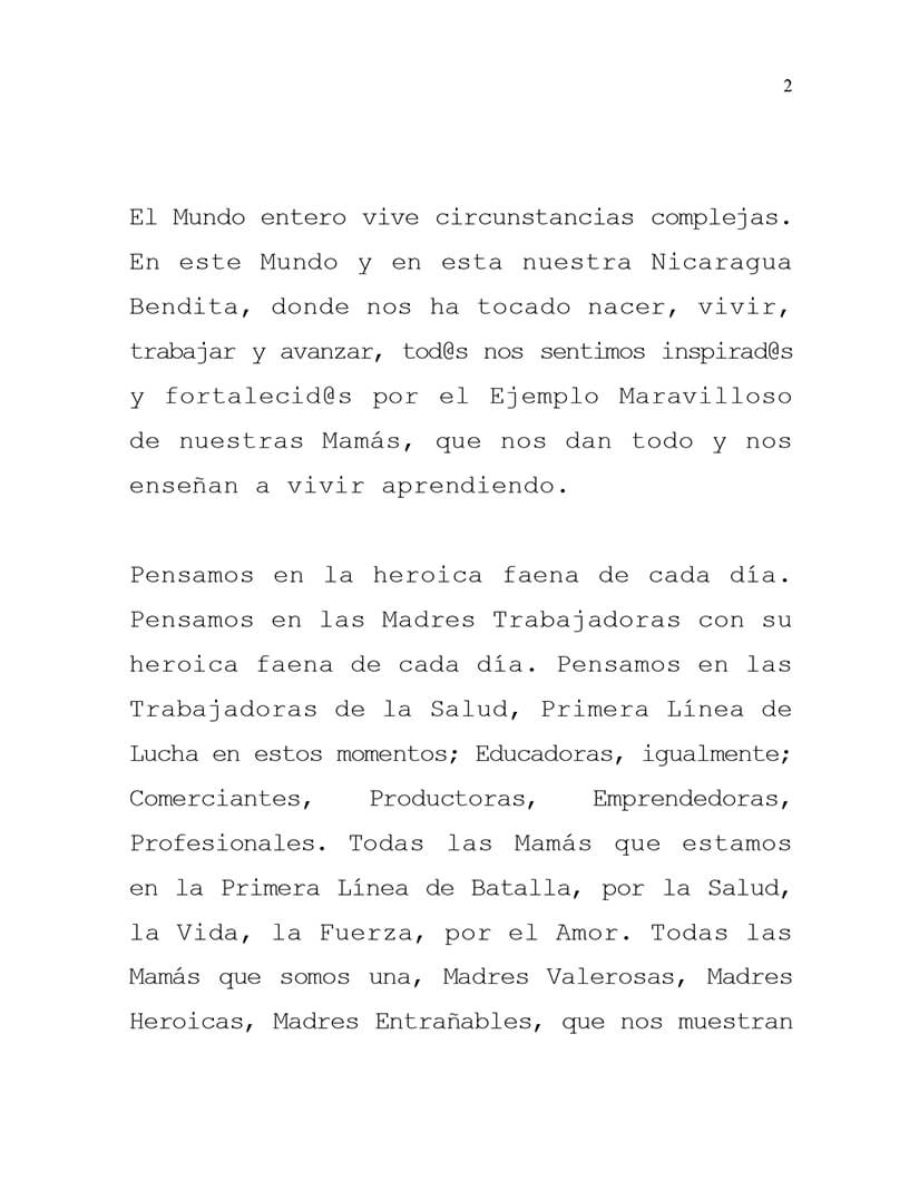mensaje-dia-de-las-madres-nicaragua